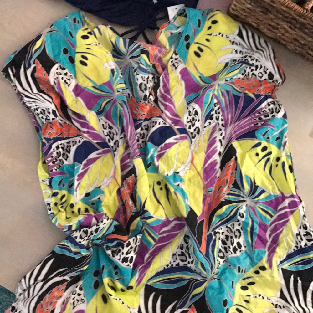 Lane Bryant cacique tropical swim coverup. 22/24